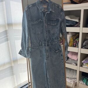 We The Free Indigo Denim Jumpsuit
